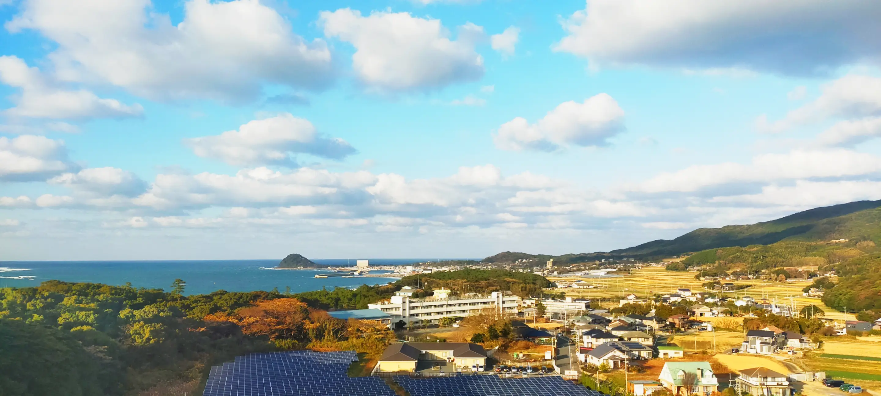 田舎の良い雰囲気がある鐘崎の写真