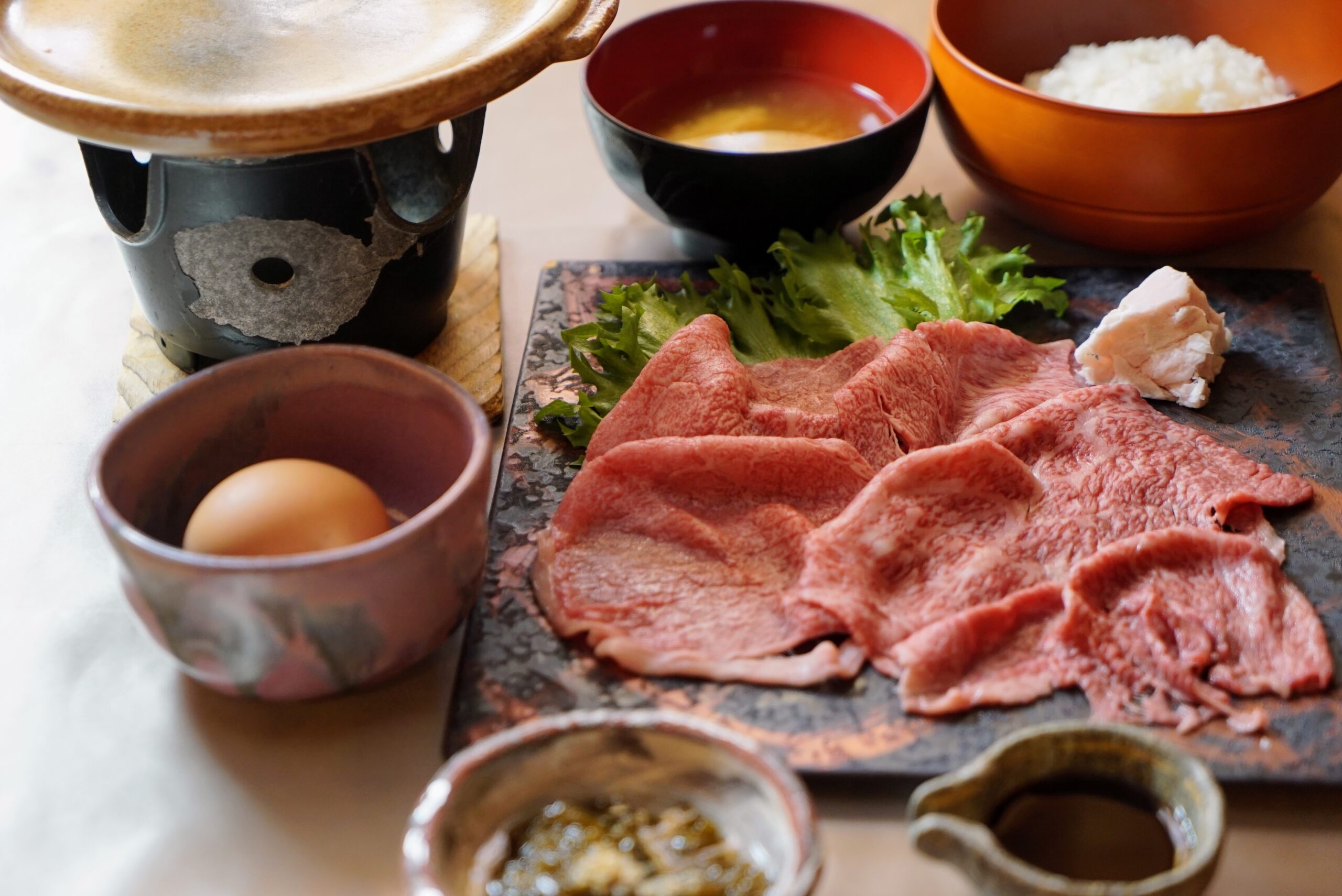 和牛！焼すき定食